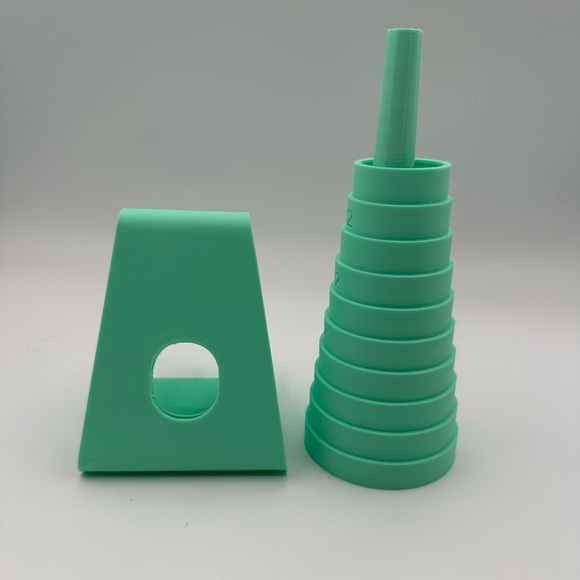 3 piece set:  Bracelet & Ring Sizer Set & Cell Phone Stand - custom color - Picture 3 of 6